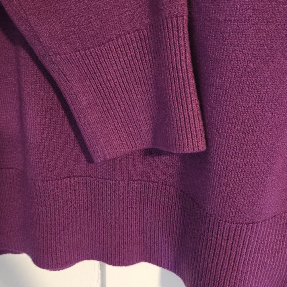 New York & Company Pinkish Purple Sweater, Size Large, Soft, Lightweight, Warm - Picture 4 of 6